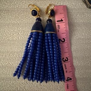 Kenneth Jay Lane Tassel earrings